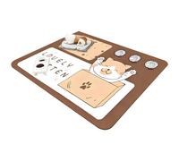 Pet Mats, impermeable piso protector, antideslizante absorbente de la almohadilla, Sturdy Barrera de diseño, reusable training Mat for Puppy Potty, Food, Water Bowl, Home, and Daily Use, 19,69 x
