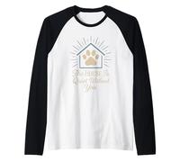 Pet Memorial Rainbow Bridge - Regalo de tributo a la pérdida de perro Camiseta Manga Raglan