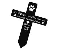 Pet Memorial Sign - Acrylic Pet Grave Marker | Dog & Cat | Custom Garden Stake Sign | Lawn Ornament for Pet Grave | Pet Tombstone Marker for Memorializing Lost Pets