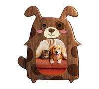 Pet Memory Frame, Wooden Ornament, Sentimental Keepsake with Strong Layer, Emotional Display with Elegant Texture, 1-Piece Decor Category, Loving Remembrance Holder for Dorm Office Bedroom