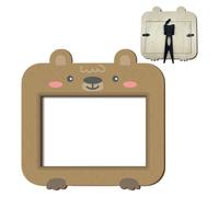 Pet Memory Frame, Wooden Ornament, Sentimental Keepsake with Strong Layer, Emotional Display with Elegant Texture, 1-Piece Decor Category, Loving Remembrance Holder for Dorm Office Bedroom
