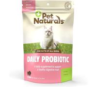 Pet Naturals Probiótico Diario para Gatos, 30 masticables, suplemento de Apoyo digestivo e inmunológico para Gatos