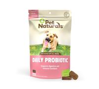 Pet Naturals Probiótico Diario para Perros, Sabor a Pato, 160 masticables - 120 m CFU pre y probióticos para Perros, Salud digestiva, Salud intestinal, Apoyo inmunológico, diarrea, alergias y picazón