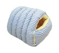 Pet Nest, Sleeping Nest, Plaid Enclosed Pet Nest, Washable Pet Nest, Removable Cover Plaid Design Pet Warm Bag Enhances Comfort Adds Fun Versatile Use For Small Pets, Medium Pets, and Large Pets
