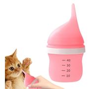 Pet Nurser Bottle, Dog Kitten Milk Bottle, 4.33x2.17x2.17inch Portable Small Pet Feeding Bottles, Precise Puppy Feeding Supplies, Ideal for Puppies and Kittens