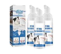 Pet Oral Tartar Remover Spray for Dogs & Cats - Foaming Dental Care Spray for Fresh Breath (3Pcs)