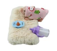 PET PAG SILICONE - Mini muñeca renata, modelo de animal suave flexible | Figura de piggy realista con una textura elástica para juegos sensoriales, juguetes para niños creativos para decoración