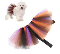 Pet Party Dress - Pet Mesh Skirt, Mesh Fancy Dress | Clothes Small Dog Girl, Cat Birthday Outfit, Adjustable For Christmas Celebrations