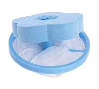 Pet Pe Hair Boiling para Lavandería, Bolas de Pelusa para Secadora Catadrina de Cabello para Mascotas Cabello para Lavar la Ropa Bola de Pluma Fliga Flotante Filtro Filto Bolsa para Lavandería (BLUE)