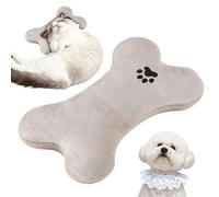 Pet Pillow Soft - Washable Chew Resistant, Bone Shaped Cat With Calming Pillow, Small Medium Large Puppy Kitten Aggressive, Chewers Cuddling For Sleeping Comfortable, Toy Cushion For Rest Relaxation