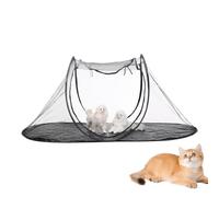 Pet Playpen for Cats, Breathable Foldable Exercise Pen, 120x63x50cm/47.24x24.8x19.69 Inches Portable Travel Puppy Tent, Compact Kitten Enclosure, Ideal for Small Animals Steel Wire