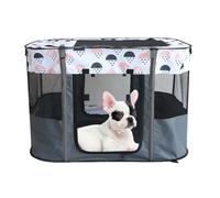 Pet Playpen - Playpen De Perros | Caja De Gato Portátil Reutilizable, Jaula De Puta Múltiple Y Múltiples Puestos De Ejercicio Ajustable, Una Caja De Mascota De Cachorro Plegable Portátil Para Animales