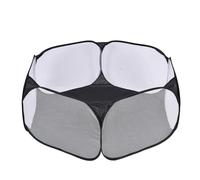 Pet Playpen Small Animals Cage Tent - Foldable Exercise Fence Enclosure, Breathable Mesh Safety Design | Secure Containment Area System, Indoor Outdoor Pet Play Yard For Hamster Guinea Pig Rabbits