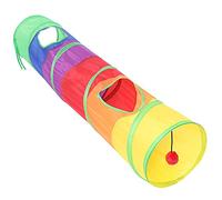 Pet Plegable Juegos de Interior Al Aire Libre Kitty Juguetes para Rompecabezas Ejercicio Físico Formación Ocultar y Funciona la Bola de Diversión y Dos Agujeros