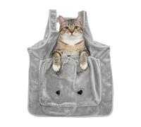 Pet Plush Suspender Apron - Pet Plush Carrier Apron | Adjustable Sleeping Bag Portable Cat Carrier Pouch | Animals Front Shoulder Carrying Bag for Home Apartment Bedroom
