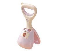 Pet Pooper Scooper, Portable Puppy Litter Scooper, Dog Waste Scooper, Waste Pick Up Shovel Cat Litter Picker with Ergonomic Handle, Built-In Storage Bag For Outdoor Yard