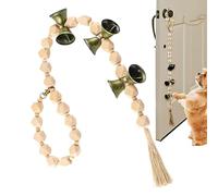 Pet Potty Training Door Bell, Small Dog Trainer, Ajustable Rope Bell, Easy Mounting, Sturdy Design, (Ideal para viajar y caminar), Perfecto para entrenamiento de baño de cachorro