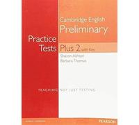 Pet Practice Tests Plus 2 Students Book With Key
