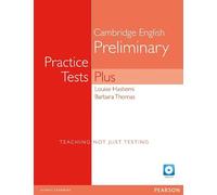 PET PRACTICE TESTS PLUS NO KEY NE WITH AUDIO CD PACK: Vol. 1