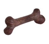 Pet Qwerks Dinosaur BarkBone - Hueso de nailon para perros para masticadores agresivos - Sabor a carne - 11""""