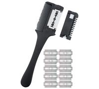 Pet Razor Comb, 2-in-1 Cat and Dog Grooming Tool, Comb for Long-Haired and Short-Haired Cats, Puppies Dogs, Grooming Desheddings