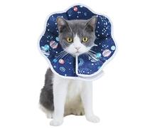 Pet Recovery Collars, Adjustable Neck Protector, Soft Protective Cone, Anti-Licking Safety Cover, Comfortable Healing Aid, Perfect for Cats Puppies Kittens, 3x23x2cm Polyester