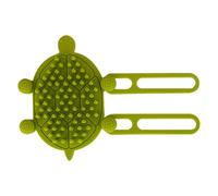 Pet Rubbing Corner Grooming Combs - Silicone Turtle Design, Comfortable Gentle Massage, Sturdy Non-Toxicc Construction, Lightweight Portable Pet Accessory | Fun Sensory Tool, Cats Puppies for Home