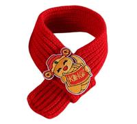 Pet Scarf, Year of The Snake Dog Scarf, Red Knitted Winter Scarf for Pets, Dog Costume for New Year, Holiday Pet Apparel, Warm Neck Scarf for Dogs and Cats, Fashionable Outfit for Pets