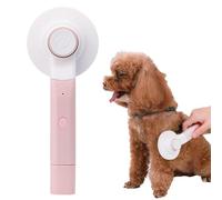 Pet Self-Cleaning Brush, Shedding Massaging Comb, Pet Shedding Comb, Detangling Pet Brush, Pet Self-Cleaning Slicker Brush for Shedding and Detangling with Nail Grinding Function
