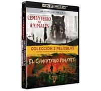 Pet Sematary Pack 2 Peliculas (4K UHD + Blu-ray): Cementerio Viviente (1989) (Mary Lambert) + Cementerio de Animales (2019) (Dennis Widmyer, Kevin Kolsch)