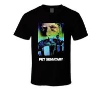 Pet Sematary Stephen King 80s Horror Movie Fan T ShirtBlackL