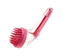 Pet Shampoo Brush, Dog Cat Scrubber, Built-In Soap Dispenser 7,09 x 2,76 x 2,95 pulgadas, Soft Massage Bristles, Ideal para el Grooming Puppies Kittens at Home, Beach, Pool, or Travel Bath Time