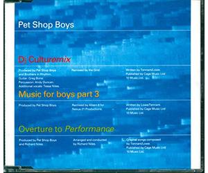Pet Shop Boys - DJ Culturemix