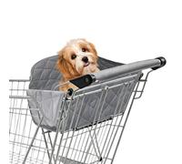 Pet Shopping Cart Cover, Waterproof Padded Mat, 22.4x14.5x15.7 Inches Foldable Pets Seat with Soft Cushion, Cart Protector Cover, Pet Travel Mat with Secure Fit, Dog Comfort Accessory for Outdoor Use