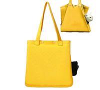 Pet Shoulder Bag - Cat Carrier Canvas, Hands-Free Pet Shoulder Bag | Universal Ergonomic Reinforced Bottom Breathable Pouch, Lightweight Durable Portable Windproof Animal Travel Sling For Walk