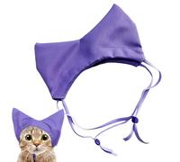 Pet Shower Cap, Adjustable Pets Ear Cover, 13/11/2 Inches, Waterproof Oxford Cloth Head Wrap, Cat Ear Protection for Kittens, Puppies and Small Animals, Multicolor