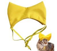 Pet Shower Cap, Adjustable Pets Ear Cover, 13/11/2 Inches, Waterproof Oxford Cloth Head Wrap, Cat Ear Protection for Kittens, Puppies and Small Animals, Multicolor