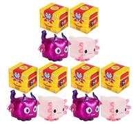 Pet Simulator Roblox Series 1,2 y 3 Cubo de peluche de edición limitada - Caja ciega de la suerte, paquetes, bolsas ciegas y figuras - (Serie 1 4 pulgadas 12 cm felpa con DLC - 6 unidades)