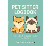 Pet Sitter Log Book: Daily Pet Care Logs and Weekly Reports for Sitters, Dog Walkers & House Sitters