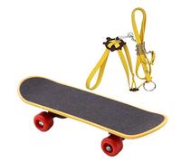 Pet Skateboard Rope for Tortoise - Small Pets Training Harness | Animals Trainer Adjustable Reptile Accessories Indoor Outdoor Balcony Garden Yard, Bearded Dragon Lizard Turtle Exercise Toy Set