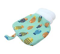 Pet Sleeping Bag | Plush Pet Sack | Kitten Warming Pad | Soft Pet Cushion | Puppy Sleeping Bag Soft and Plush Material Lamb Wool + Flax For Cats, Puppy, Kitten, Bunny