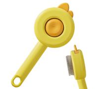 Pet Slicker Brush, Small Pet Hair Grooming Comb, Cat Hair Brush, Grooming Brush for Cats, Long Haired Cat Brush, Short Haired Cat Brush, Cat Brush with Release Button, Pet Grooming Brush for gatos