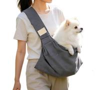 Pet Sling Carrier - Breathable Portable Carrying Bag, Lightweight Puppy Travel Holder | Comfortable Small Animal Transport Bag for Hiking Walking Vacation Beach Garden Park Outdoor Home