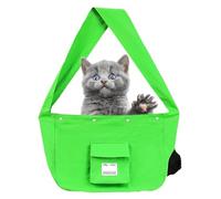 Pet Sling Carrier for Cats, Adjustable Pet Carrier Bag, Breathable Cat Carrying Sling, Large Capacity Pet Tote Pouch, Portable Cat Carrying Bag, Pet Sling Bag for Small Dogs, Canvas Pet Carrier