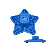 Pet Slow Feeder Bowl - Silicone Star Lick Plate | Dog Treat Bowl