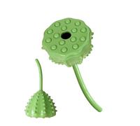 Pet Slow Feeder - Funny Plant Design Dog Grauspotion - Suministros portátiles para mascotas, entrenamiento de alimentación S reutilizable y agrega el juego durante el juego, ya que las mascotas con él