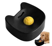 Pet Slow Feeding Bowl, Dog Licking Bowl with Ball, antideslizante Treat Dispenser plano, anti choke Pet Feeding Dish for low Eating and Digestion Support, Training Dog Plate for Home Weight Control
