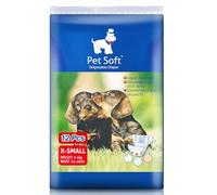 Pet Soft Pañales Desechables para Perros y Cachorros, pañales súper absorbentes para Perros y Gatos (XS, 36)