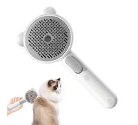 Pet Spray Brush, Grooming Comb for Cats & Dogs, Built-in Spray Steamer, Hair Removal Tool, Gentle De-Shedding Brush, Anti-Static Detangling, Comfortable Cleaning Supplies