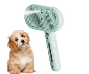 Pet Spray Hair Removal Comb With Steamer, Magic Comb Wand For Pet Hair, Massage Brushes With Handle, Rechargeable Cat Steam Grooming Brush For Cat And Dog
